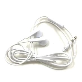 Fone de Ouvido com fio Lenovo Auricular Branco --3