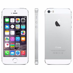 iPhone 5S Apple, iOS 8 Prata --2