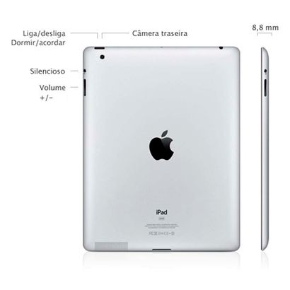 Apple A1458 iPad 4ª Geração 32gb Wi-fi Tela Retina de 9,7 Polegadas -  celltronics