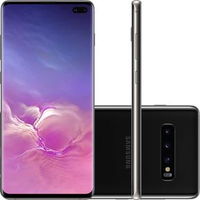 Smartphone Samsung Galaxy S10 Plus 128GB Preto Tela 6.4 Câmera