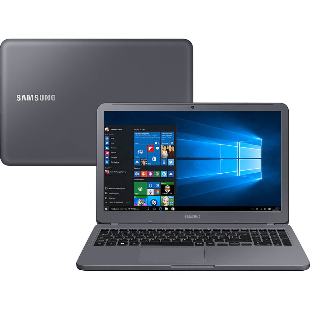 Notebook Samsung Expert X20 NP350XAA-KFWBR Intel Core i5-8250U, 4GB, 1TB, Windows 10, Tela 15.6" - celltronics