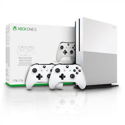Microsoft Xbox One S 1tb Branco + Jogo Original Lacrado