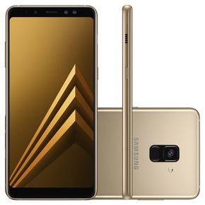 Samsung Galaxy A8+ A730f Dourado --2