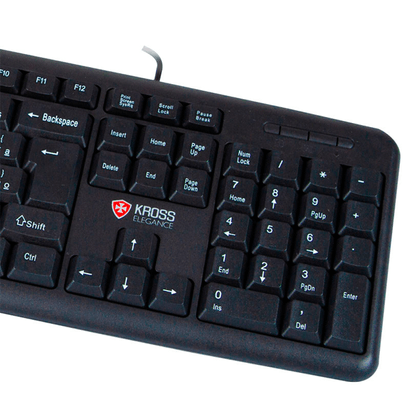 Teclado Kross Elegance KE-K095V2 Com Fio USB | Celltronics