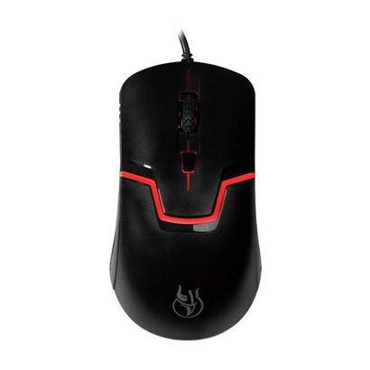 Mouse Gamer Pulse Kross Elegance KE-MG100 com 4 Botões Preto Mouse Gamer Pulse Kross Elegance KE-MG100 com 4 Botões Preto