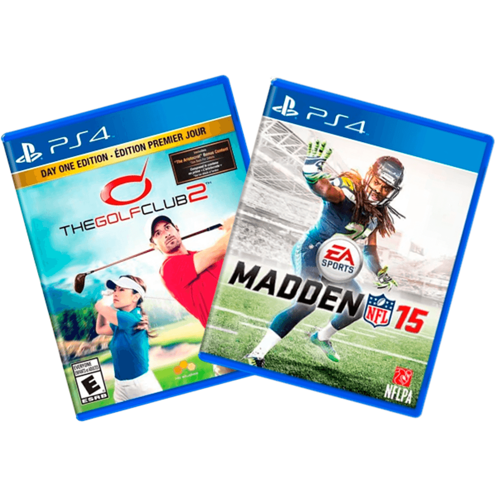 Kit Jogos Madden NFL 15 + The Golf Club 2 - PS4 Mídia Física