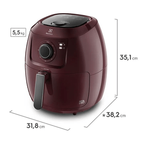 AirFryer-Electrolux-5L-Vermelha-Family-Efficient-por-Rita-Lobo--EAF51----127V-2